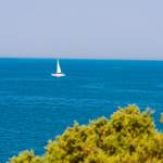 Merrblick mit Segelboot in Istrien - Kroatien