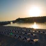 Sonnenuntergang am Strand - Vrsar in Istrien - Kroatien