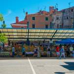 Markt in Rovinj - Kroatien - Mai 2015