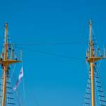 Masten von Segelschiff in Rovinj - Mai 2015
